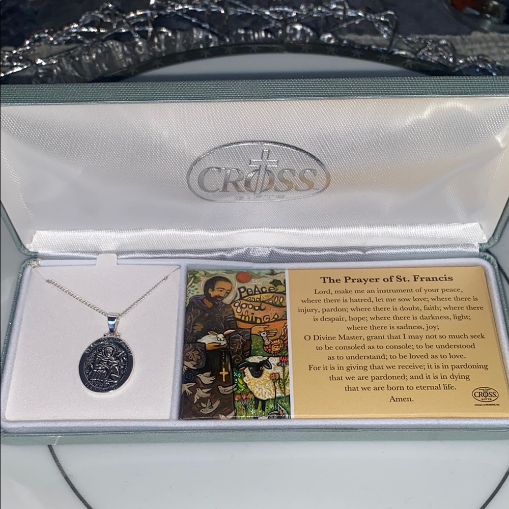 The PRAYER of St. FRANCIS necklace.